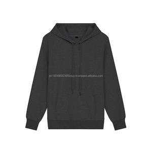 Sweat-shirts unisexes en molleton français épais et lourd, broderie en coton et polyester, taille plus pour hommes - Product Image 1