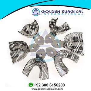 ถาดสเตนเลสพิมพ์ด้านบนสำหรับเครื่องมือทันตกรรมอุปกรณ์ห้องปฏิบัติการสำหรับทันตแพทย์ - Product Image 5