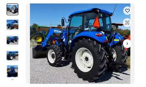 Tractor 4x4wd Lovol 1204 120HP Maquinaria agrícola usada Rueda Granja Tractores agrícolas compactos - Product Image 2