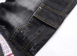 Streetwear en coton de haute qualité avec logo personnalisé jorts surdimensionnés délavés pour hommes shorts en jean fabricants - Product Image 3