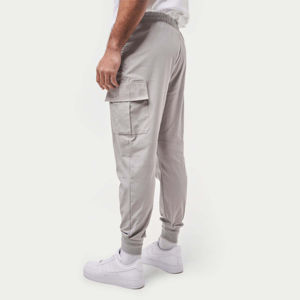 Classic <b>mens</b> cargo <b>trousers</b> for streetwear or work with all day comfort wide waistband and multi function pockets - Product Image 2