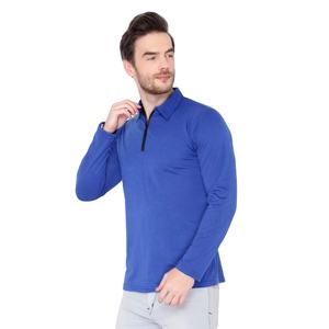 Polo de Golf transpirable de malla de algodón suave bordado con logotipo personalizado de manga corta - Product Image 3