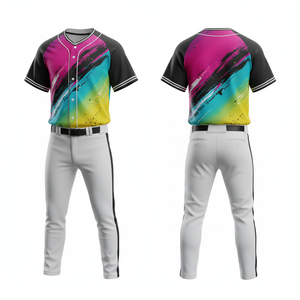 Tenue de baseball légère en maille respirante 2026 – Design personnalisé par sublimation – Vêtements d'équipe professionnels unisexe – Vente en gros - Product Image 5