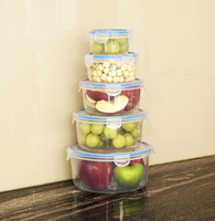 Organisateur de cuisine PP congélateur à micro-ondes de qualité alimentaire garder la fraîcheur transparente hermétique boîte de rangement des aliments ensemble de conteneurs avec couvercles