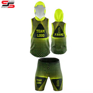 เครื่องแบบฟุตบอล7v7 7ใน7สั่งพิมพ์ซับลิเมชันขนาด XL สำหรับทีมอเมริกันฟุตบอลออกแบบได้ตามต้องการ - Product Image 1