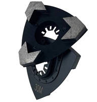 Plato de Pulido de Diamante Oscilante OIS de Montaje Abierto Universal con Tres Segmentos de Flecha para Preparación de Superficies