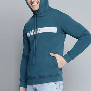 Sweat à capuche léger en molleton de coton pour homme avec logo personnalisé, fabricant OEM ODM de sweats à capuche vierges, vente en gros - Product Image 2