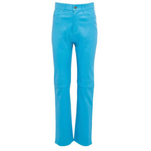 Pantalones de cuero para mujer de diseño profesional impermeables de alta calidad, pantalones de cuero para mujer de Color liso de nuevo estilo - Product Image 1