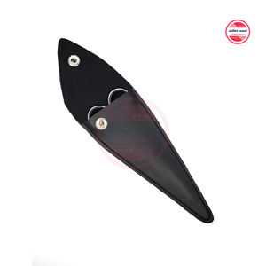 Bolsa de cuero para tijera de peluquero profesional, caja de tijera cara, cierre a presión, logotipo personalizado - Product Image 1