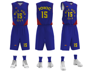 Camiseta de baloncesto azul marino personalizable 2020/21 transpirable poliéster Opción de talla grande disponible 100% - Product Image 1