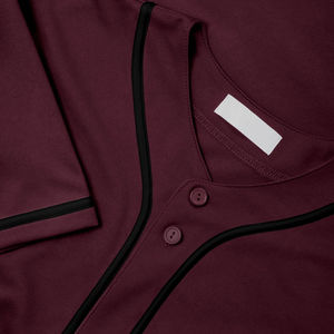 Maillot de baseball unisexe personnalisable et haut de gamme avec nom et logo d'équipe, maillot de baseball respirant, service OEM ODM - Product Image 3
