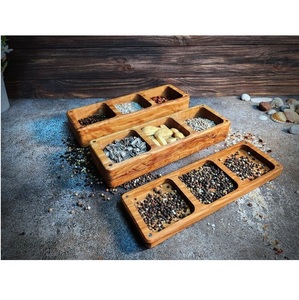 Organisateur d'épices en bois de grande capacité avec plusieurs étagères pour les services de cuisine et de restauration - Product Image 4