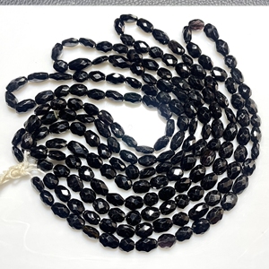 Natural Black <b>Tourmaline</b> Faceted Nugget Shape Beads Uneven Gemstone Stone Beads for <b>Jewelry</b> Making - Product Image 1
