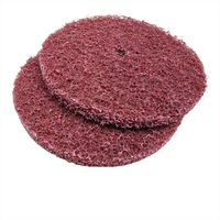 Disk Abrasif Finishing Non-Woven 6X1/2 Kekuatan Tinggi yang Dapat Disesuaikan, Kekerasan Sedang untuk Pengondisian Permukaan dengan Dukungan OEM