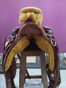 Selle de cheval en cuir Western de qualité supérieure | Super qualité Barrel Racing Trail Pleasure Tack pour les sports occidentaux et l'équitation pour les chevaux - Product Image 2