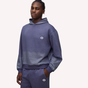 Conjunto Deportivo de Sudadera con Capucha y Pantalones de Felpa con Estampado Degradado para Hombre, Estilo Informal, para Producción al por Mayor OEM - Product Image 3