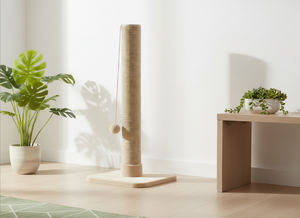 High Quality Amistar Beige Loft Scratching Post For <b>Cats</b> All sizes - Product Image 5