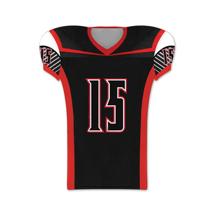 Ensemble d'uniformes de football américain sur mesure de haute qualité, respirants, à séchage rapide, antibactériens, grande taille, pour adultes, maillot à manches courtes - Product Image 2