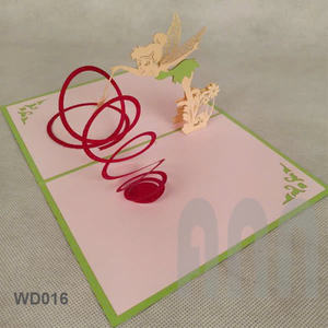 ขายดี3D ทิงเกอร์เบลล์ป๊อปอัพทำด้วยมือกระดาษญี่ปุ่นเคลือบเงาแบบดั้งเดิมของขวัญของที่ระลึก - Product Image 5
