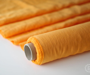 Tissu en lin lavé au mètre | Extra large 110cm/43 "pur lin pour vêtements, rideaux et tapisserie d'ameublement - Product Image 1