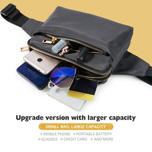 Tas Pinggang Kasual untuk Wanita Pria Tas Pinggang Multi-Kantong Tas Pinggang untuk Perjalanan Mendaki Bersepeda Berlari - Product Image 2