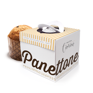 Boîte Chic Personnalisée pour Panettone 23x23x21 Cm - Laminage Brillant ou Mat ou Gaufrage - Product Image 3