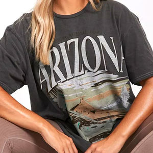 Women Boxy T Shirts Custom Manufacturer OEM Supplier Oversized Fashion Streetwear Tee Bulk Orders with Embroidery or Printing - Product Image 4