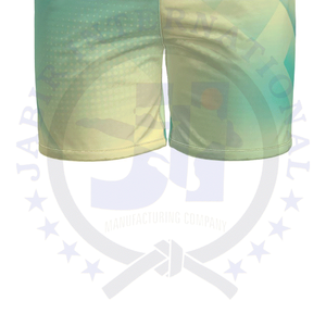 Pantalones cortos 100% poliéster satén secado rápido sublimación personalizada impresa cintura media elástica impermeable tejido de punto característica - Product Image 4