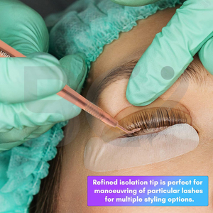 Nouvelle arrivée avec peigne bonne vente avec le meilleur fournisseur avec des outils de séparation des cils en acier inoxydable de forme incurvée - Product Image 2