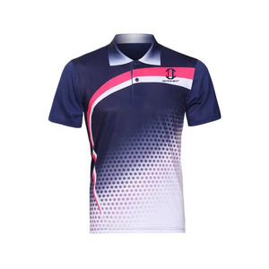 Camiseta de Golf Personalizada OEM para Hombre, Transpirable, Ligera, 100% Algodón, Tejido Elástico Estampado - Product Image 3