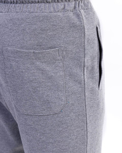Jogging gris pour homme de haute qualité, coupe ajustée, séchage rapide, lavé, respirant, taille élastique avec poches latérales, vêtement décontracté - Product Image 5