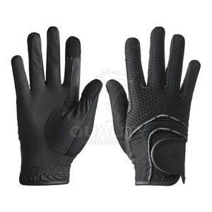 Gants d'équitation en cuir personnalisés pour l'entraînement et la compétition Fournisseur OEM d'hiver en gros - Product Image 1