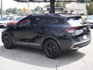 Bleu étincelant 2024 Kia Sportage X-Pro AWD utilisé avec jantes en alliage sièges en cuir système de navigation démarrage à distance toit ouvrant - Product Image 2