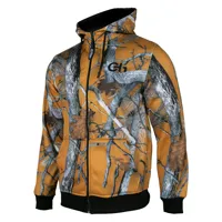Veste de chasse en polaire polyester à capuche, camouflage silencieux, thermique, fabriquée en Turquie, vente en gros