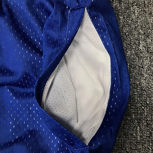 Pantalones cortos deportivos informales de verano para hombre, para gimnasio, correr, transpirables, con patrón de ondas, cordón de Color sólido, sueltos, de secado rápido, para correr, de talla grande - Product Image 4