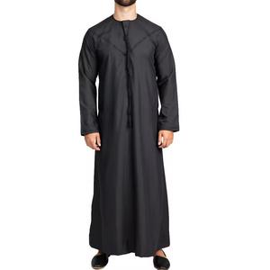Abaya musulmán hombres ropa Islam vestidos moda Kaftan Pakistán Arabia Saudita Jubba Thobe marroquí Jubba Thobe Islam Dishdasha - Product Image 1