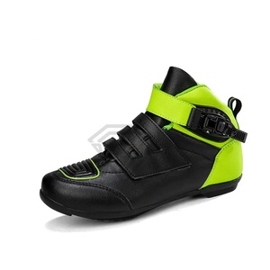 Bottes de kart professionnelles personnalisées pour hommes bottes de moto en cuir à la mode pour la course automobile kart équitation bottes en cuir durables - Product Image 6