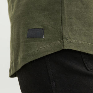 Camiseta de Gran Tamaño de Alta Calidad, Camiseta de Manga Larga para Hombre, Camisetas Unisex Personalizadas con Hombros Caídos, Algodón, Ropa Urbana Personalizada OEM - Product Image 4