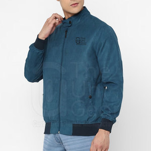 Men's Long Sleeve <b>Wool</b> Shell Bomber Jacket Full Zipper Front Logo High Street Style Eco-Friendly Breathable Quick Dry Winter - Product Image 2
