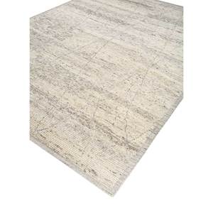 พรมขนสัตว์ถักมือสีเบจและสีน้ำตาล ลายแบบนามธรรมสไตล์โบโฮ สำหรับห้องนั่งเล่นวัยรุ่น ห้องโถง ใช้ในบ้าน-รุ่น Skwl-372 - Product Image 2