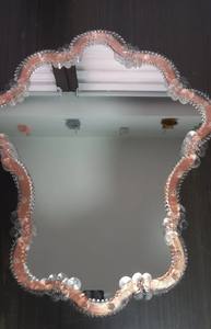 Espejo veneciano vintage hecho a mano con cristal de Murano - Product Image 4