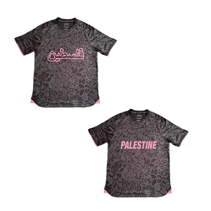 <span class=keywords><strong>Maillot</strong></span> de football personnalisé gratuit, ensemble complet de <span class=keywords><strong>maillot</strong></span> de football d'automne, découpe automatisée pour le FC Palestine, pour l'Algérie, le Maroc, vêtements de football - Product Image 3
