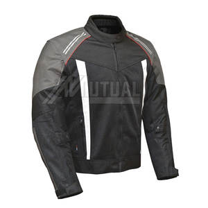 Chaqueta de motociclista resistente al viento para hombre con almohadillas extraíbles Material impreso transpirable para montar en moto a diario - Product Image 3