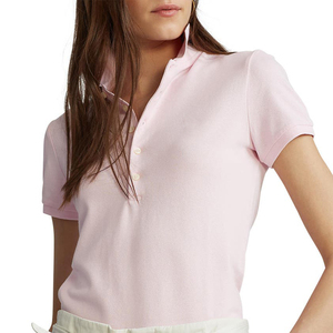 Polo cómodo para mujer a la venta al mejor precio con tela suave Polo transpirable fácil de usar para mujer para uso de soportes - Product Image 6