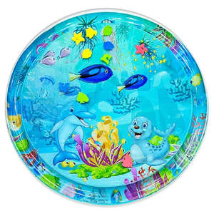 <b>Large</b> Plastic and Carpet Tapis De Jeu with Water for Baby Musical Sports Educational Soft Folding Play <b>Mat</b> for 0-3 Months - Product Image 3
