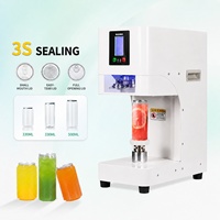 Machine de scellage automatique électrique pour pots en plastique et gobelets à jus, machine de scellage de boîtes Dingjian pour les boissons