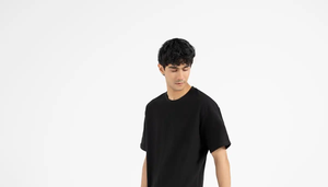 Moda Drop Shoulders Personaliza tus camisetas Venta al por mayor Camiseta de impresión Logo Camisetas de hombre Calidad casual Camiseta de gran tamaño Hombres - Product Image 2