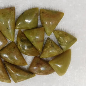 Ópalo Verde Natural, Gema Suelta, Calidad AAA, Forma Mixta, Cabujón para Joyería, Piedra de Cristal Curativa H.A. Gemas J-13 - Product Image 1