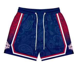 กางเกงขาสั้นเล่นฟิตเนสเล่นกีฬาสำหรับผู้ชายกางเกงขาสั้นเล่นฟิตเนสเล่นยิมทำจากโพลีเอสเตอร์ผ้าสแปนเด็กซ์ - Product Image 1