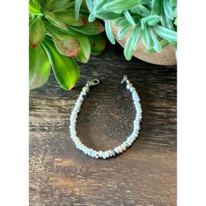 Handmade Southwest White Buffalo Turquoise & Sterling <b>Silver</b> Cuff <b>Bracelet</b> - Product Image 1